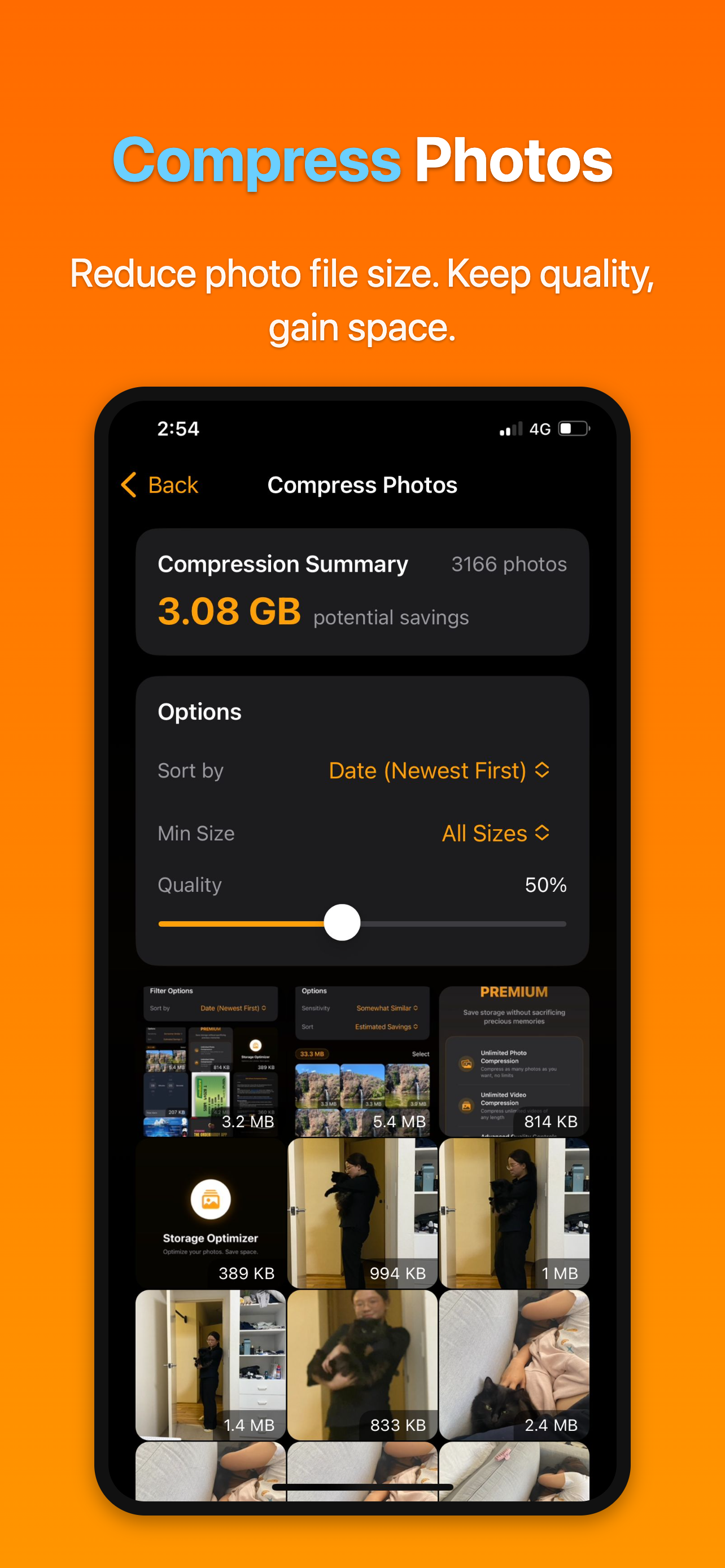 Storage: Clean & Compress