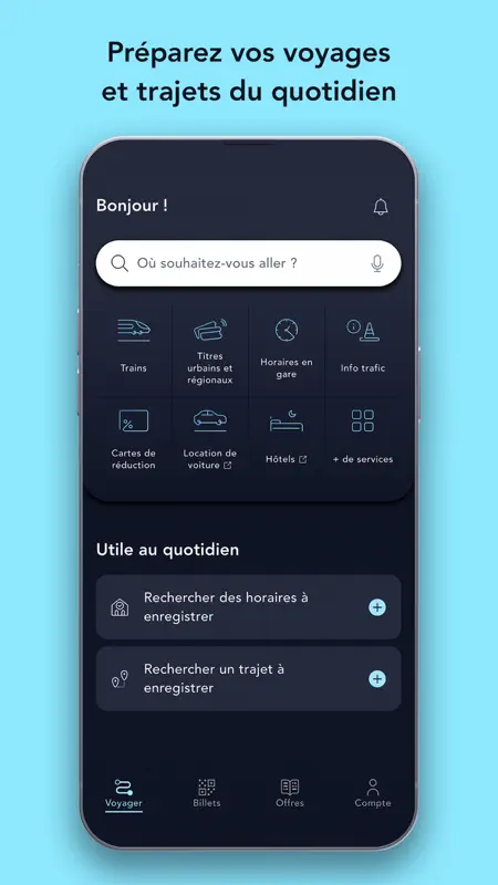 SNCF Connect: Trains & trajets screenshot 2 of 10