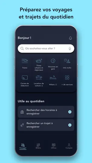 Capture d'écran de SNCF Connect: Trains & Trajets sur iPhone 2