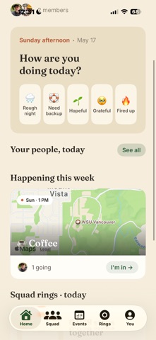 Sober Squad: Your Local Crew iPhone screenshot