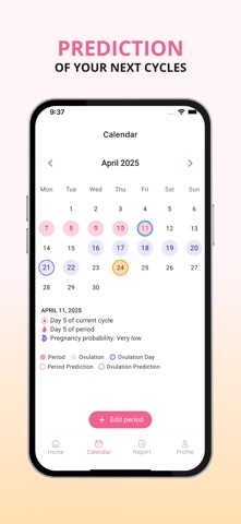 Dahe - Menstrual Calendar Screenshot 3 of 7