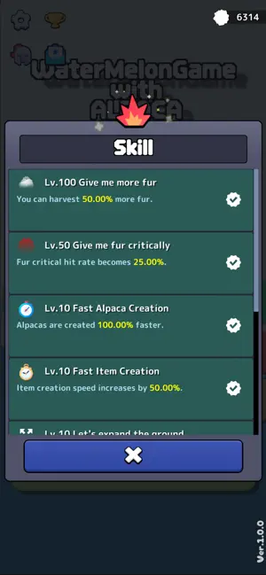 WaterMelonGame with Alpacas screenshot 4