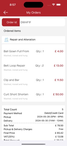 Chiswick Dry Cleaners screenshot