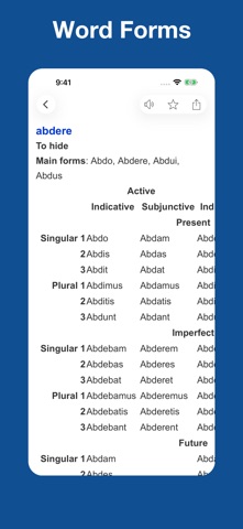 Latin Word List Collection screenshot 8