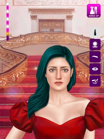 Girl Fashion Makeover Game iPad screenshot