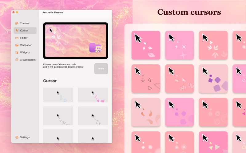 Aesthetic Background Themes Screenshot