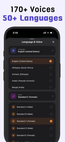 TTS Reader : AI Text to Speech Screenshot 2 of 9