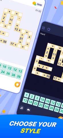 Number Puzzle - Cross Math iPhone screenshot