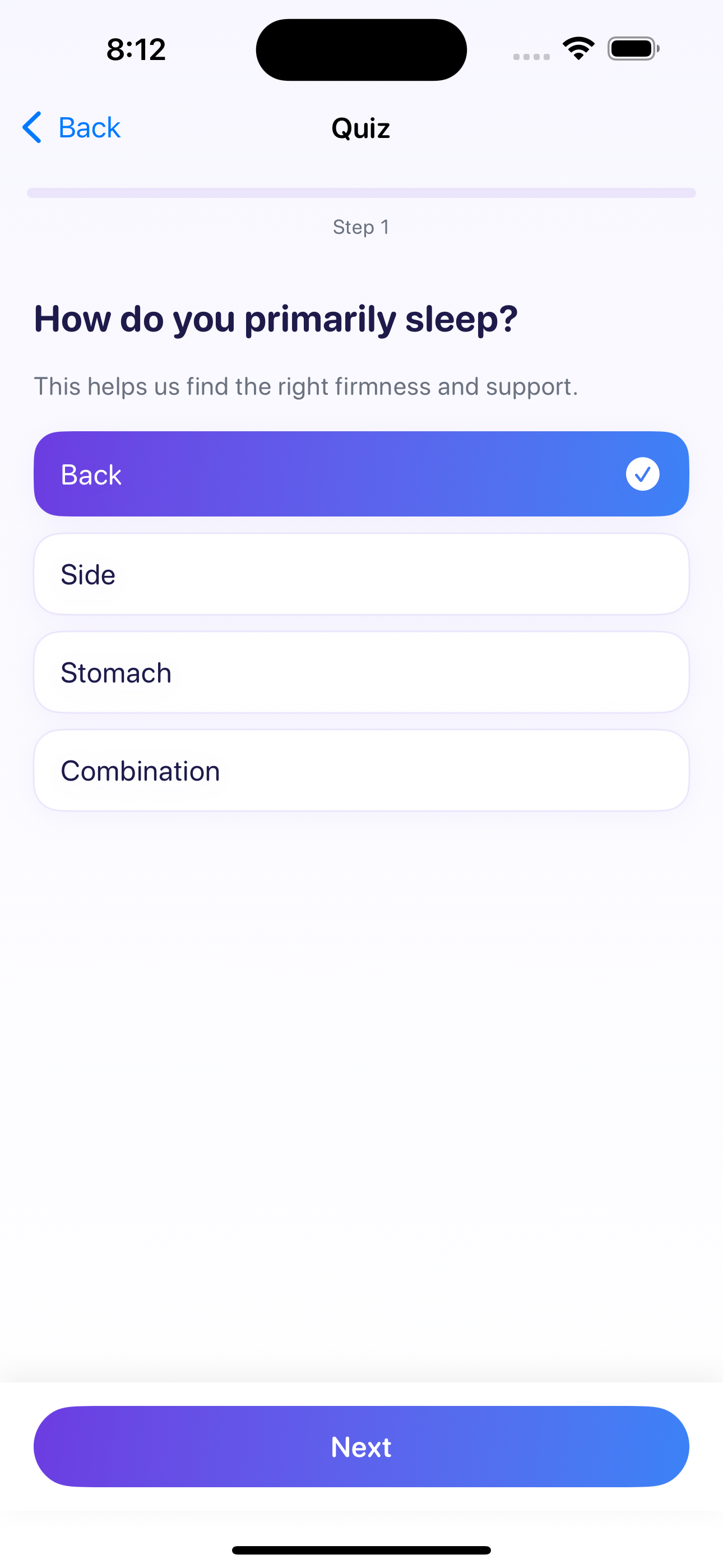 Mattress Matcher screenshot 2