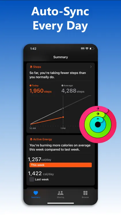 Screenshot 3 di 6 di Fitbit to Apple Health Sync