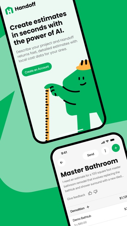 Handoff Construction Estimator