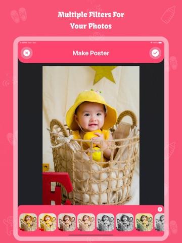 Baby Photo Editor: Baby Poster iPad screenshot