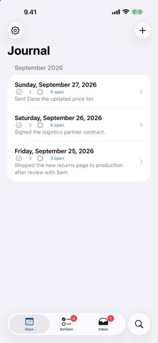 Eport Journal screenshot 1