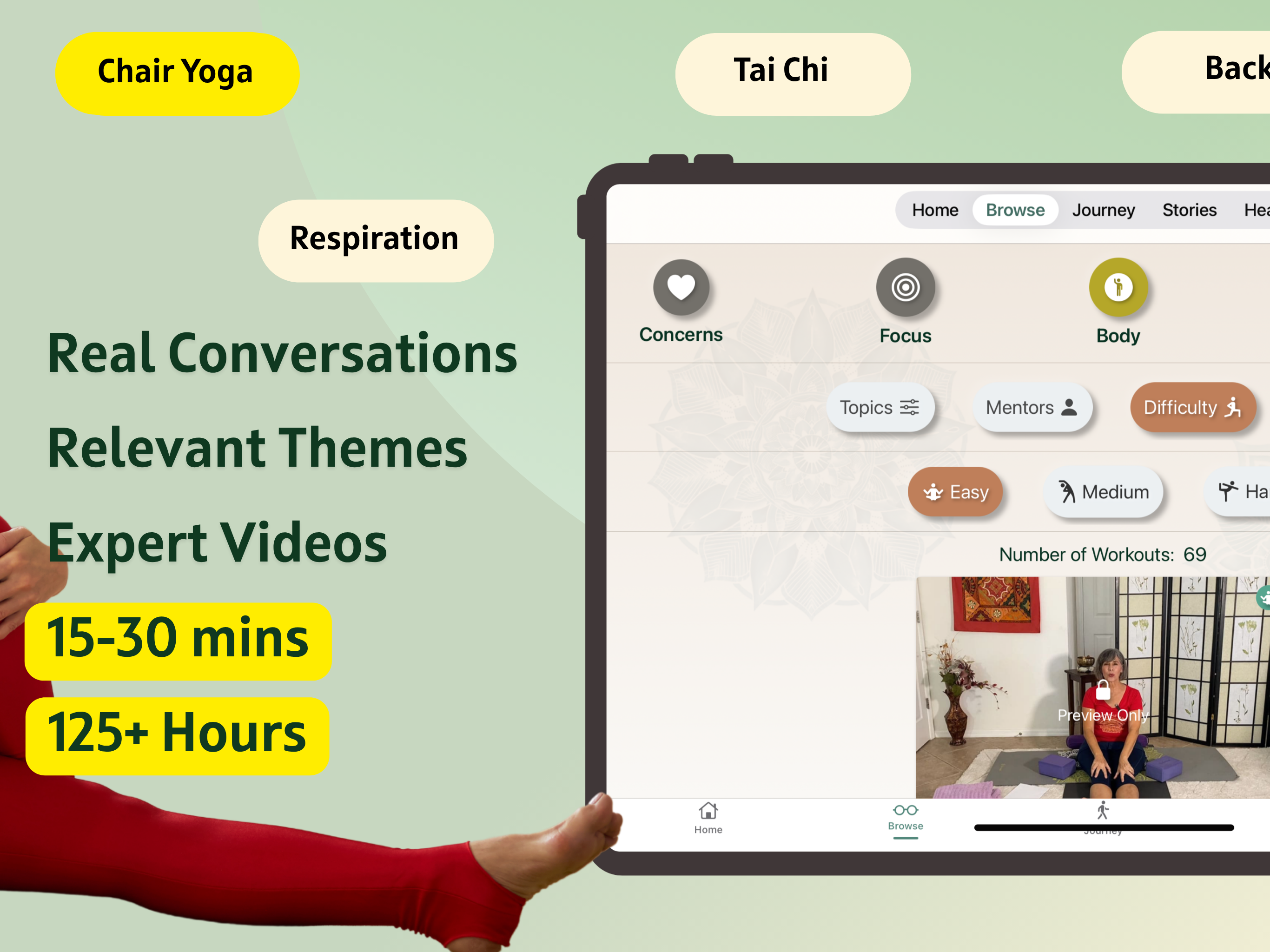 Oseterics Yoga and Tai Chi