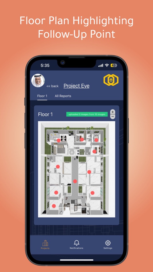 #4. Projects Eye - Smart Control (iOS) Ved: Misk Touches Co