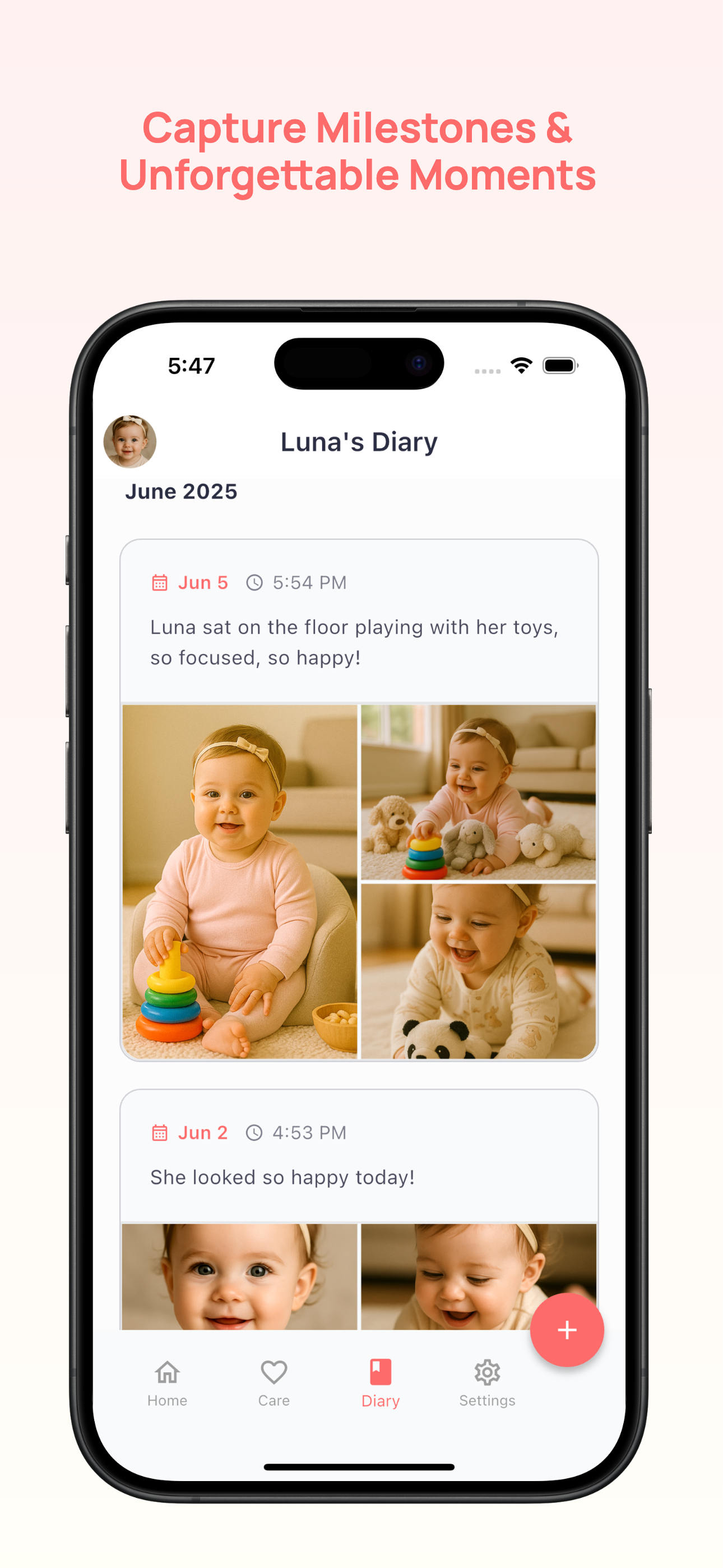 Tiny Moments: Baby Tracker screenshot 3