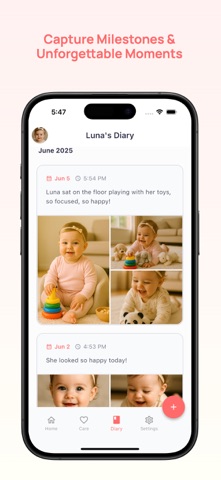 Tiny Moments: Baby Tracker Screenshot 3 of 8