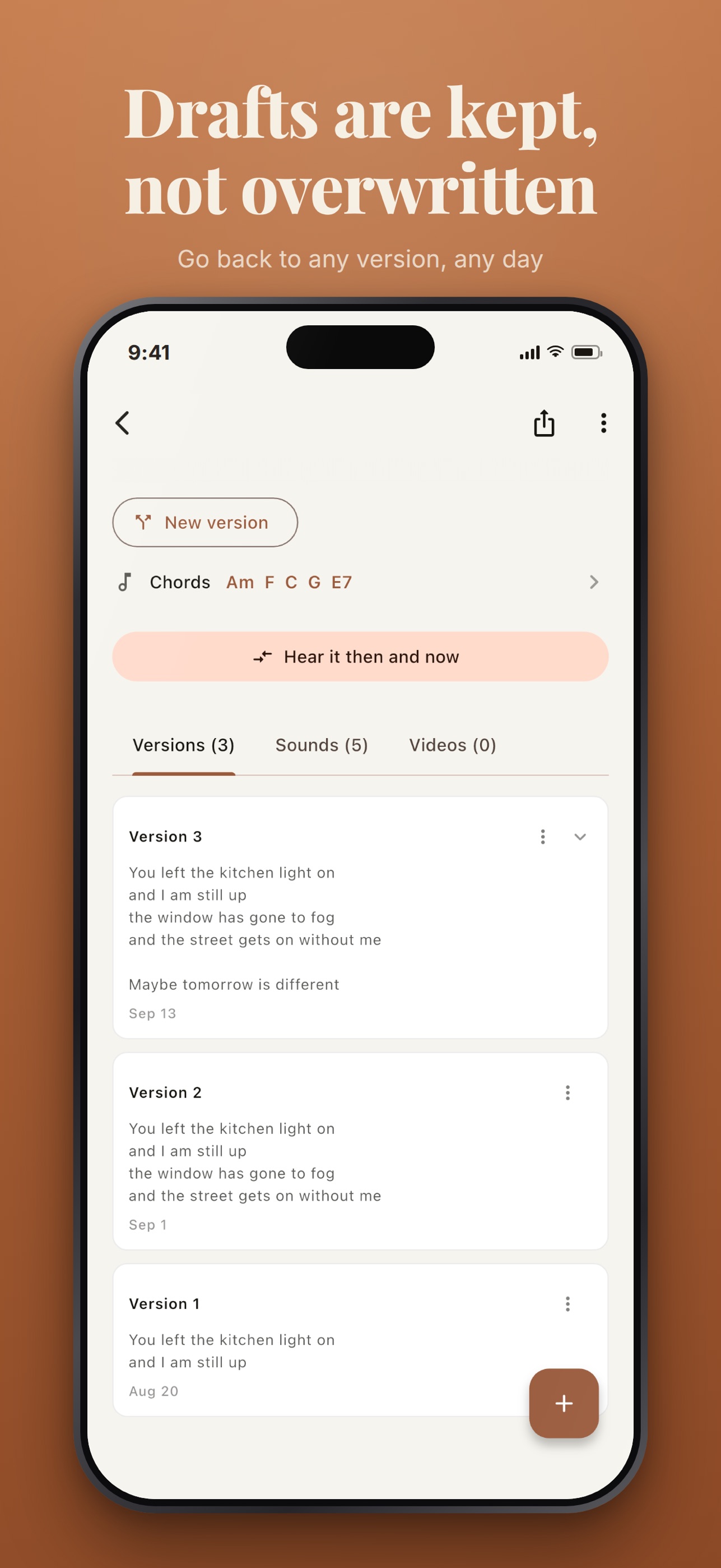 Screenshot 8 of Songwriter's Drawer: Lyrics