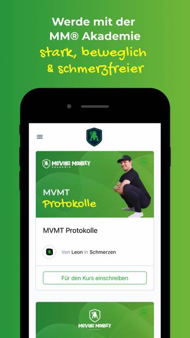 Moving Monkey® Akademie Screenshot