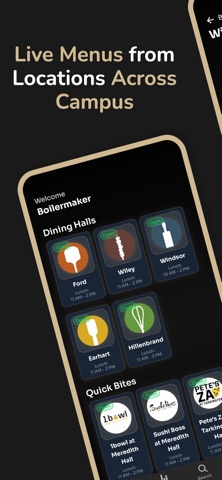BoilerBites: Purdue Dining Screenshot 1 of 8