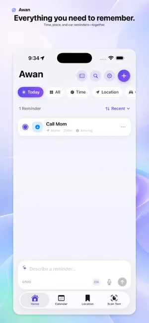 Awan – Smart Reminders screenshot 2