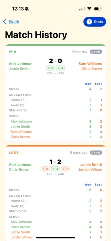 PadelPoints screenshot