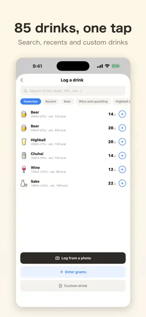 NOMIHAM: Drink Tracker screenshot 4