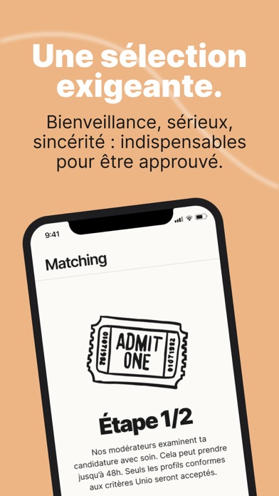 Unio - Rencontres sérieuses Screenshot