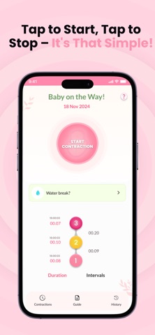Contrackly - Contraction Timer Screenshot 3 of 5