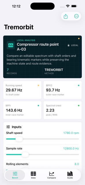 Tremorbit: Vibration Lab screenshot 1