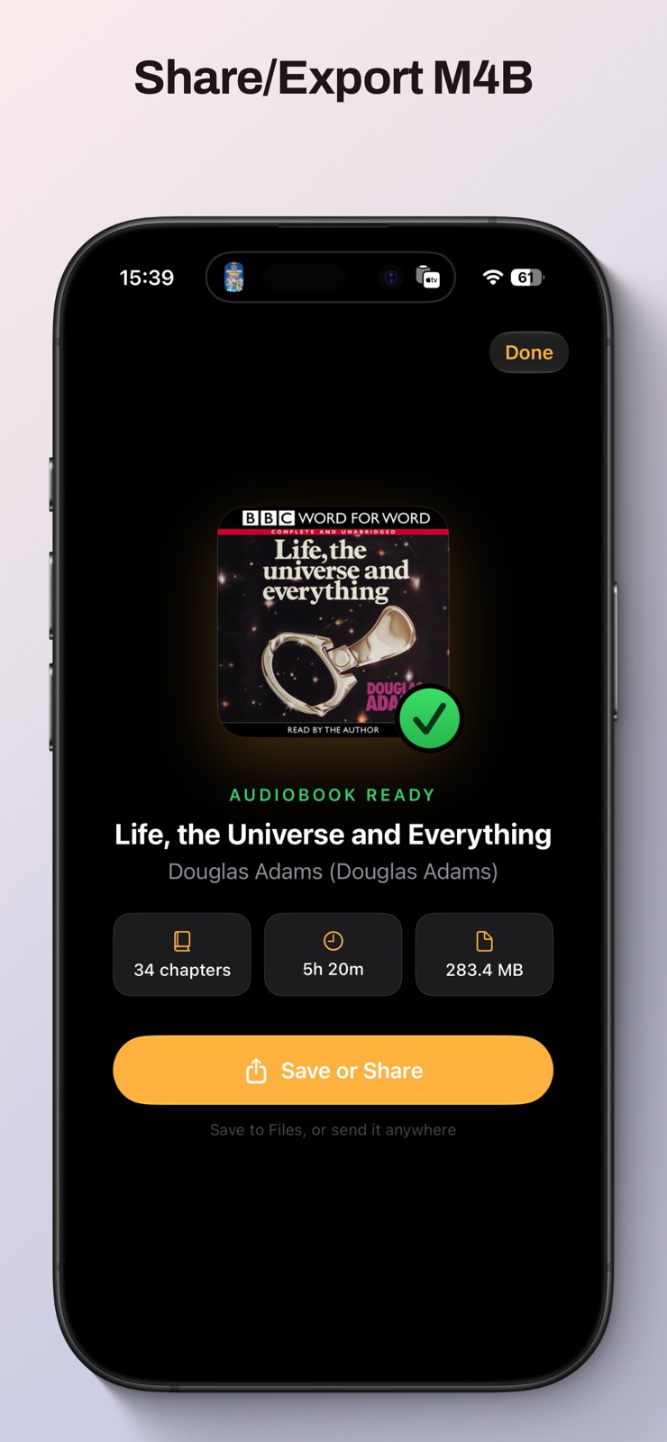 Binder: Create Audiobooks iphone screenshot 3