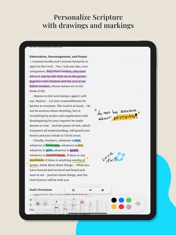 Bible Notebook ipad screenshot 4