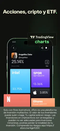 Captura de pantalla de EToro AI en iPhone 2