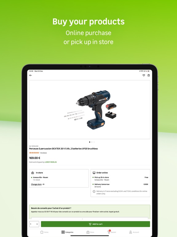 LEROY MERLIN iPad screenshot 3 - Shopping app