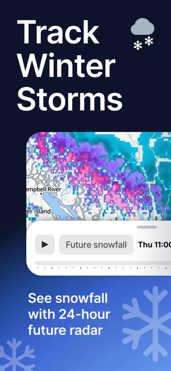 #1. The Weather Channel - Radar (iOS) Door: The Weather Channel Interactive