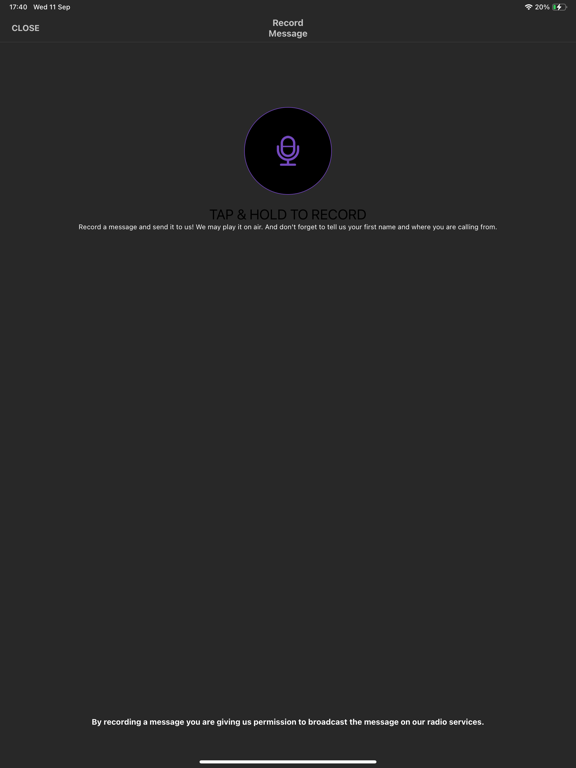 The NEW FLO 107.1 FM iPad screenshot 1 - Music app