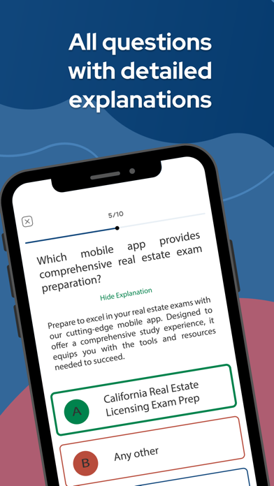 CA Real Estate Exam Prep 2025 Screenshot