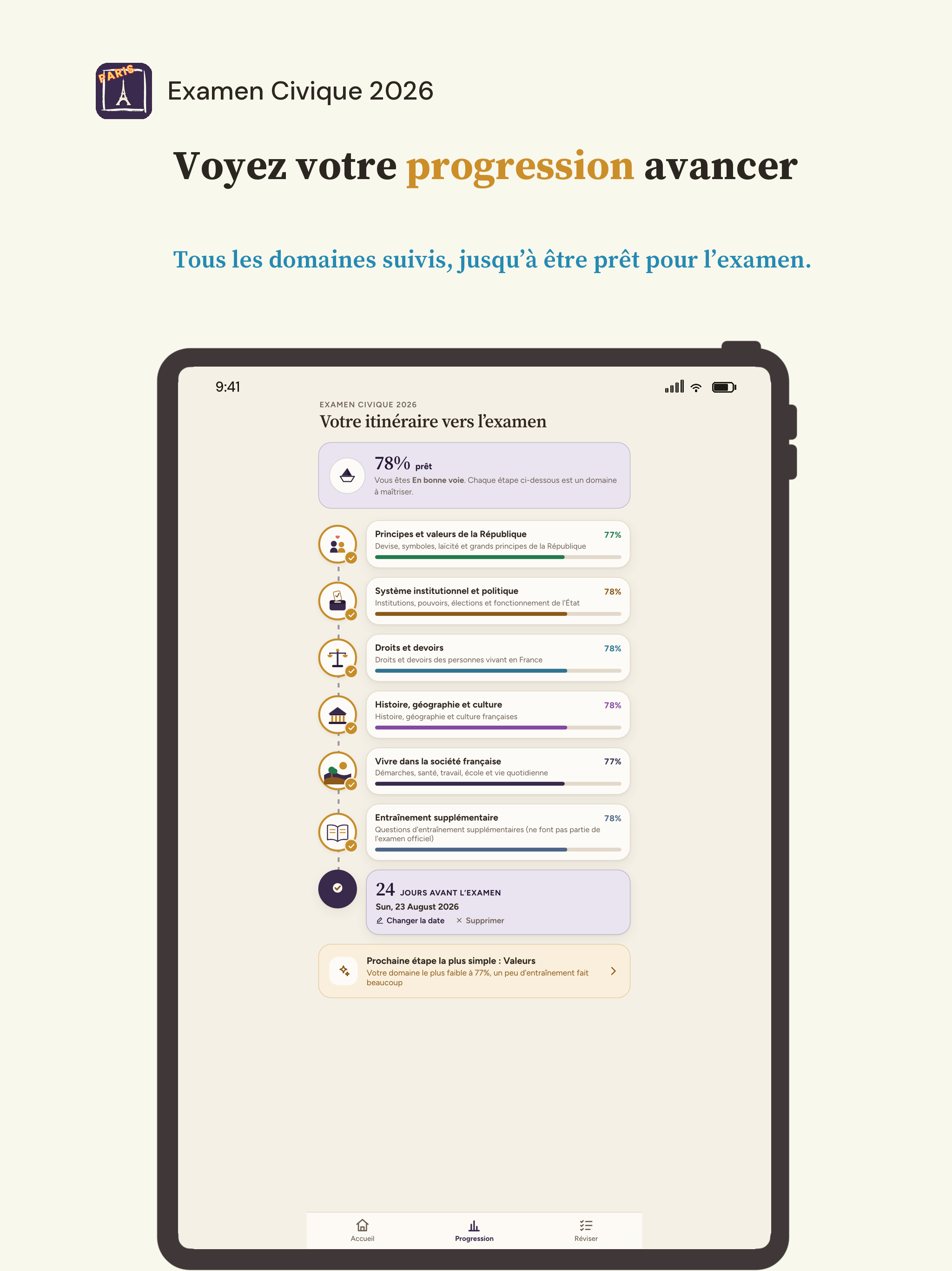 Examen Civique RML screenshot 15