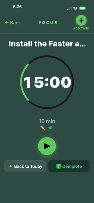 FASTER: Must Do Today Screenshot 4 of 6