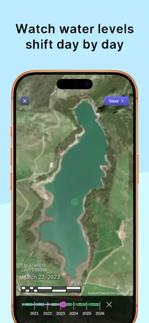 Timelapse Map:Purple Satellite screenshot 3