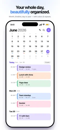 Screenshot von Plan4U: AI Calendar Planner auf dem iPhone 2