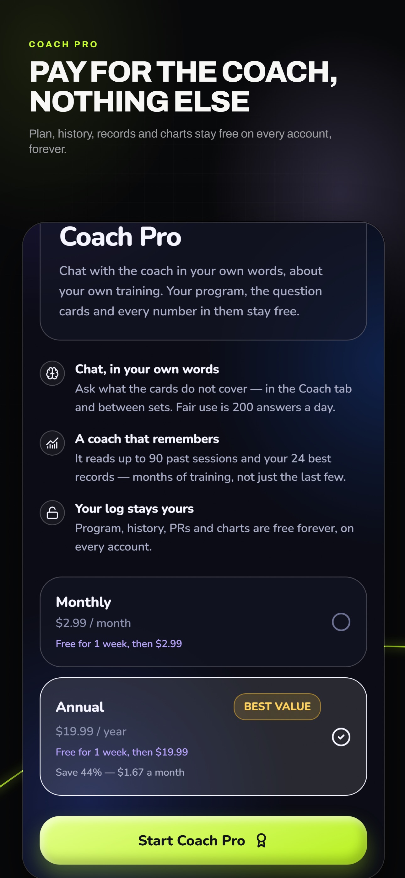 Screenshot 7 of AI Gym Coach: Workout Log