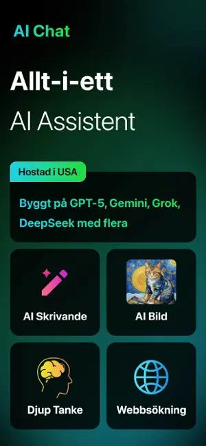 AI-chatbot och designassistent iPhone screenshot 1
