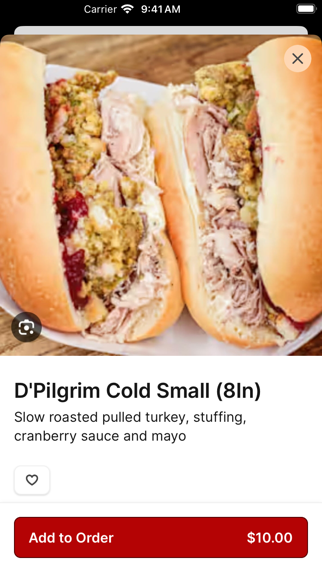 D'Best Sandwich iPhone screenshot 4 - Food & Drink app