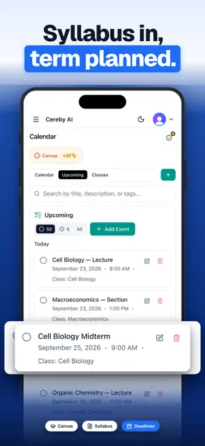 Cereby: AI Notes & Flashcards screenshot 1