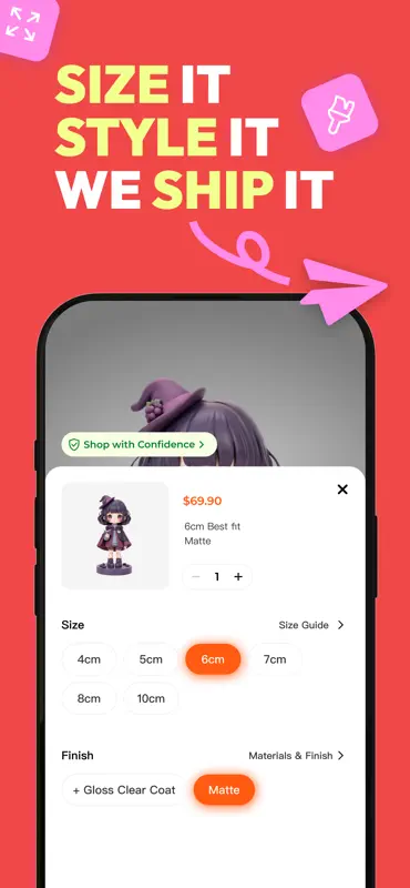 JuJuBit: AI Custom 3D Shop screenshot 6 of 7