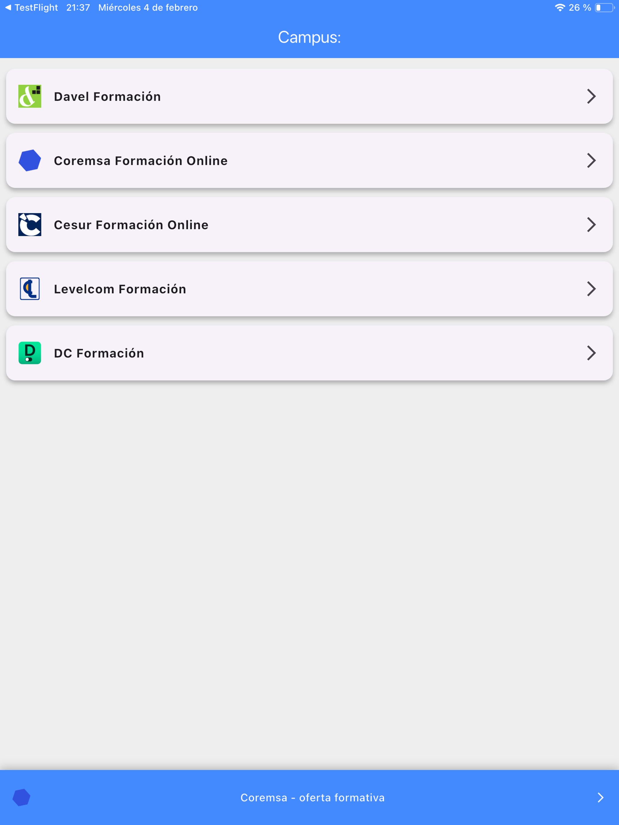Coremsa Formación screenshot 9