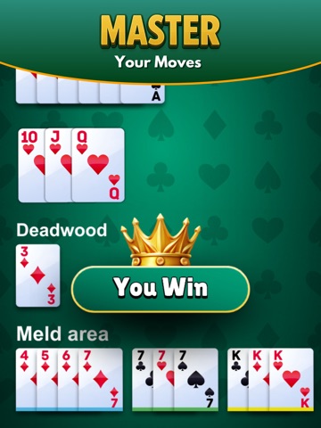 Gin Rummy Cash Online Prizes iPad screenshot