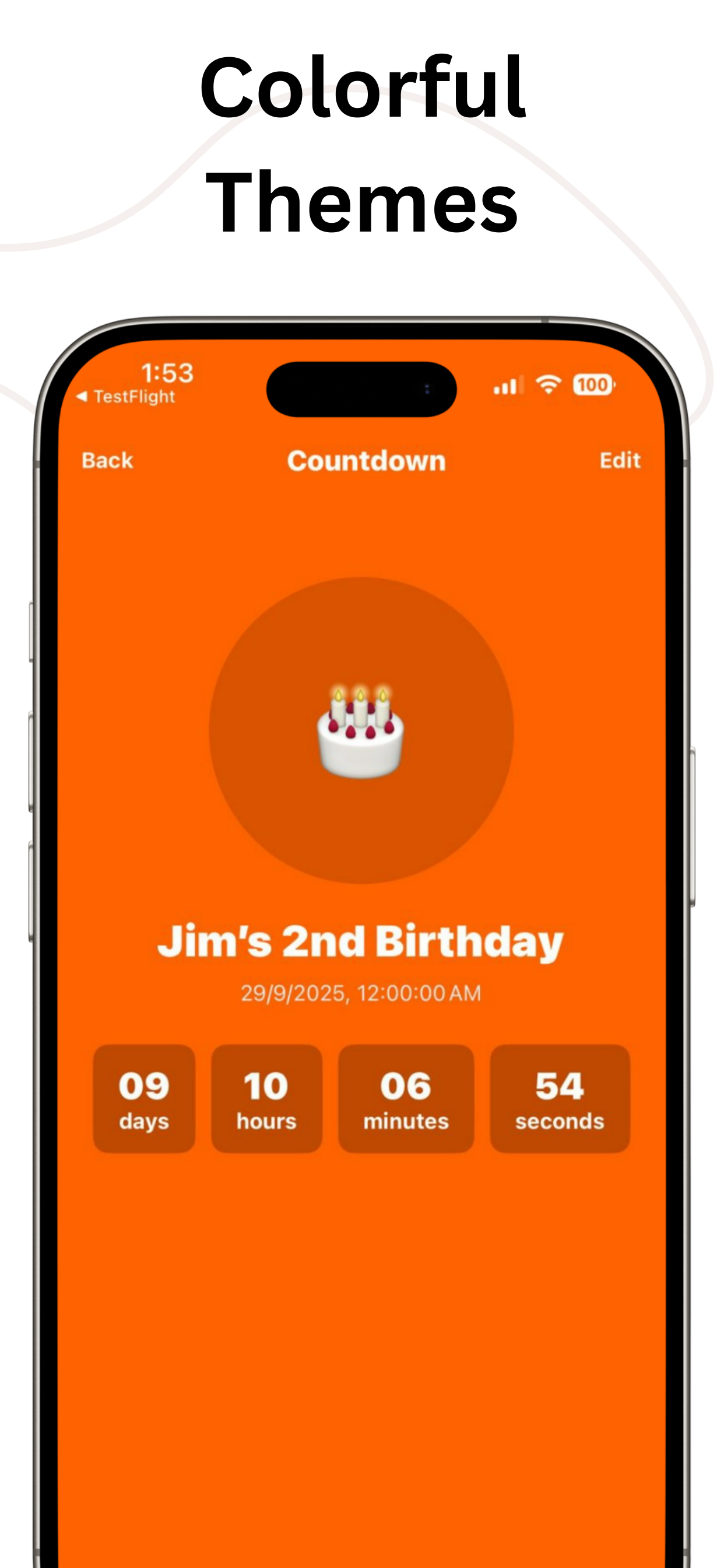 Birthday Countdown - TickClock