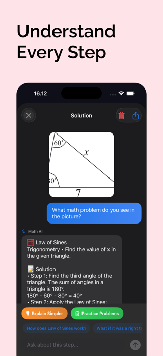 Math AI: Homework Solver Screenshot 3 of 4